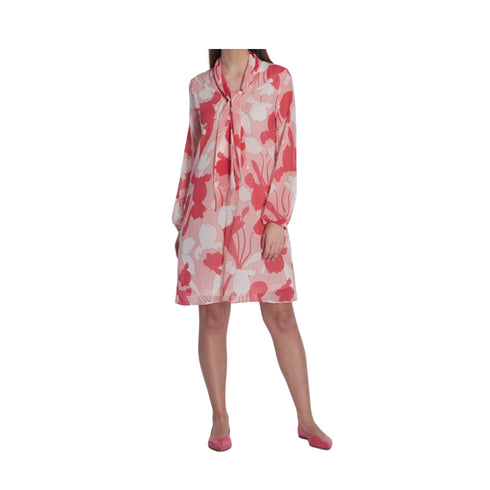 Abito Donna in gorgette da sera Corallo EMME MARELLA- Francavilla Moda